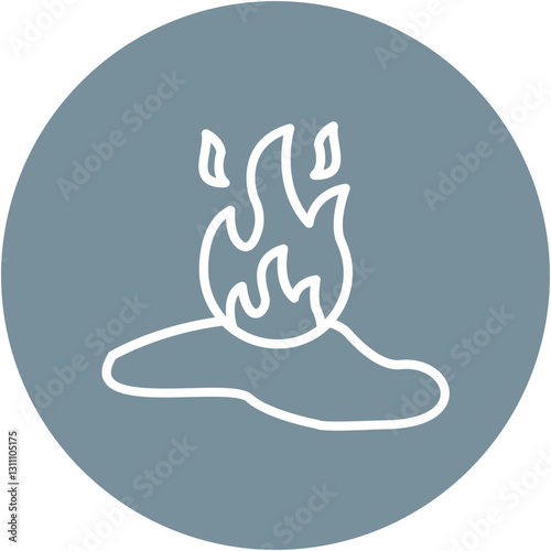 Oil Flame Icon