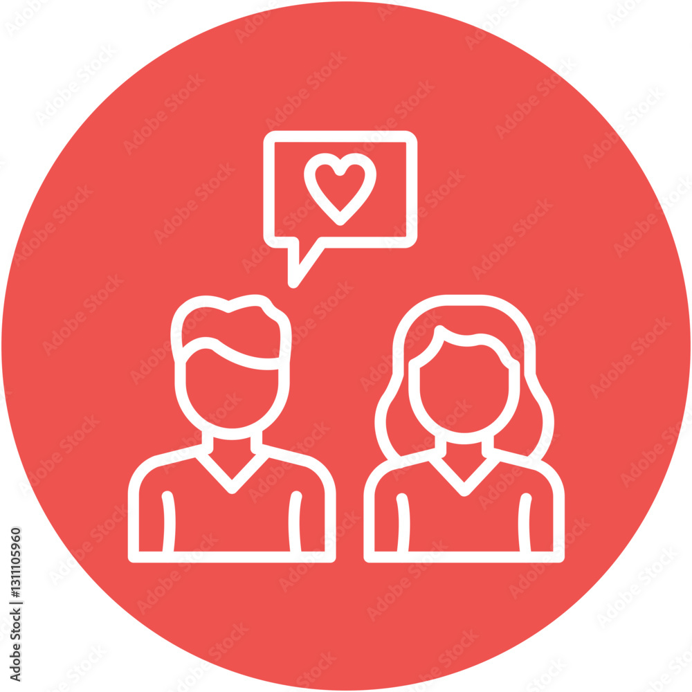 Love Confession Icon Love Confession Icon