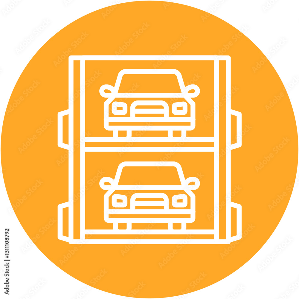 Multi Level Parking Icon Multi Level Parking Icon