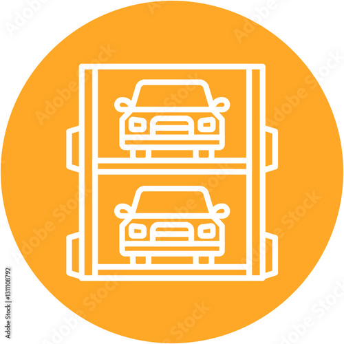 Multi Level Parking Icon