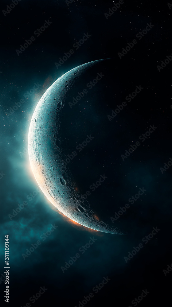 Obraz premium smartphone wallpaper, moon