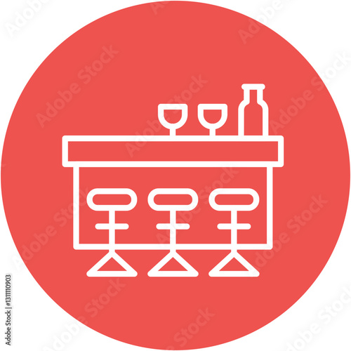 Bar Counter Icon
