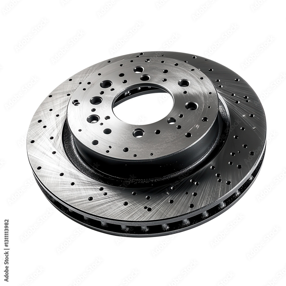 High Performance Brake Rotors on transparent background. High Performance Brake Rotors on transparent background.