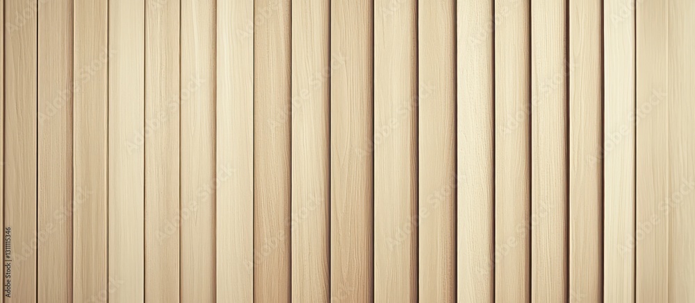 Light beige wooden texture with a satin finish and vertical slats for an elegant modern feel. Light beige wooden texture with a satin finish and vertical slats for an elegant modern feel.