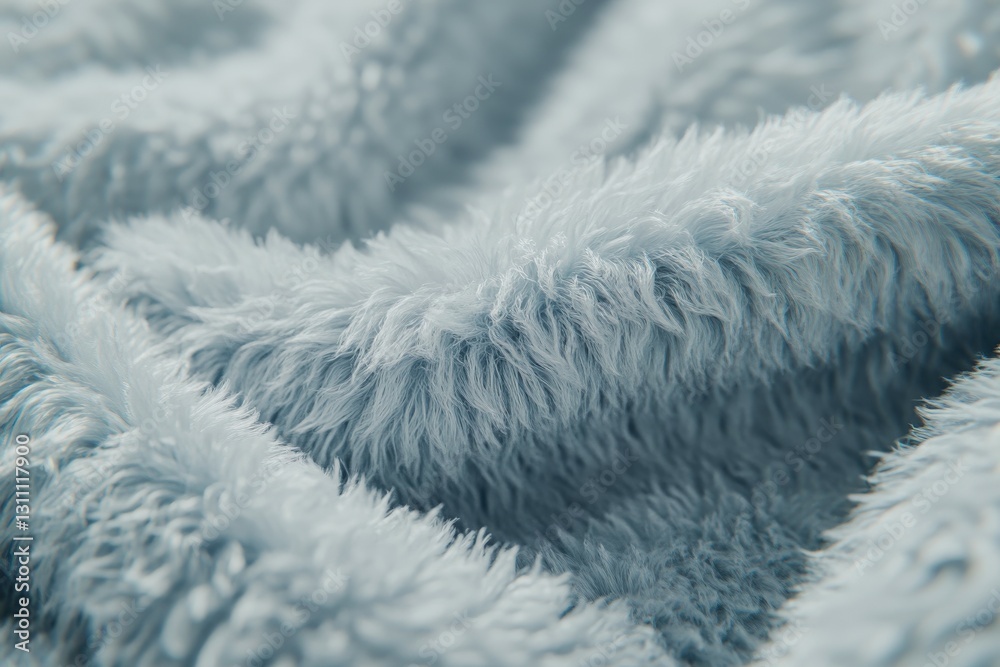 Soft and luxurious boucle fabric texture showcasing its distinctive weave and plush feel in serene blue tones Soft and luxurious boucle fabric texture showcasing its distinctive weave and plush feel in serene blue tones