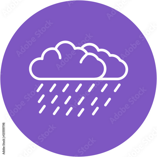 Monsoon Cloud Burst Icon