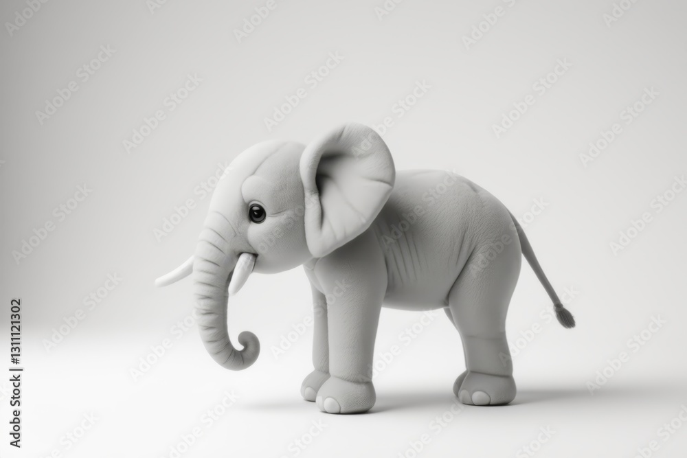 there is a small elephant that is standing in the room there is a small elephant that is standing in the room