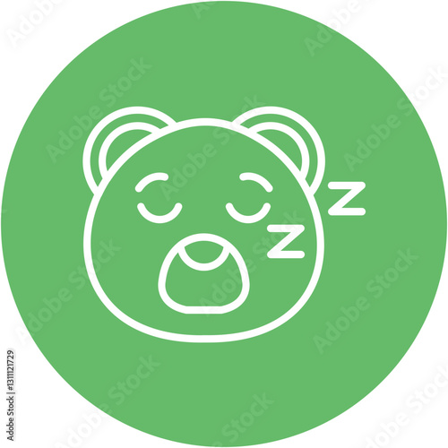 Sleepy Bear Icon