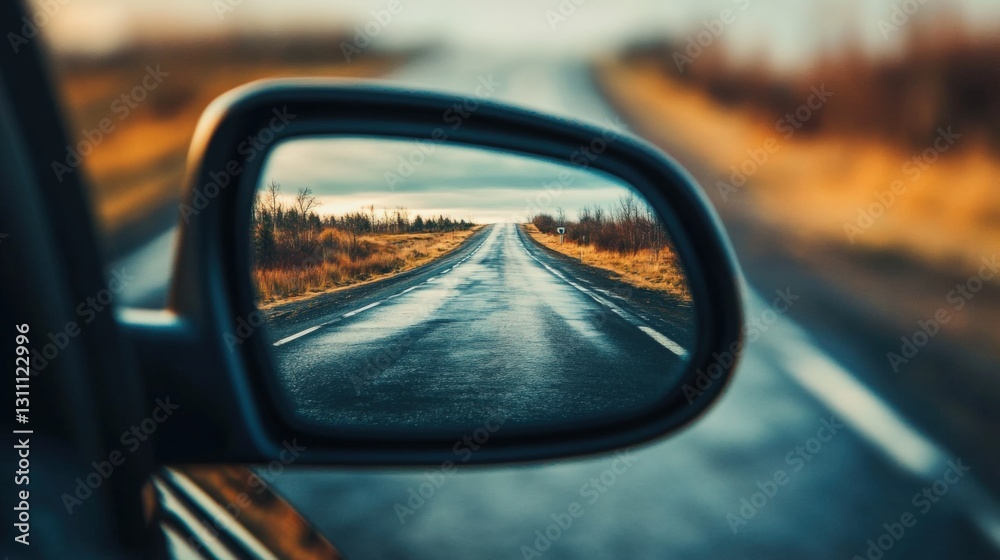 Road Ahead Reflected Road Ahead Reflected