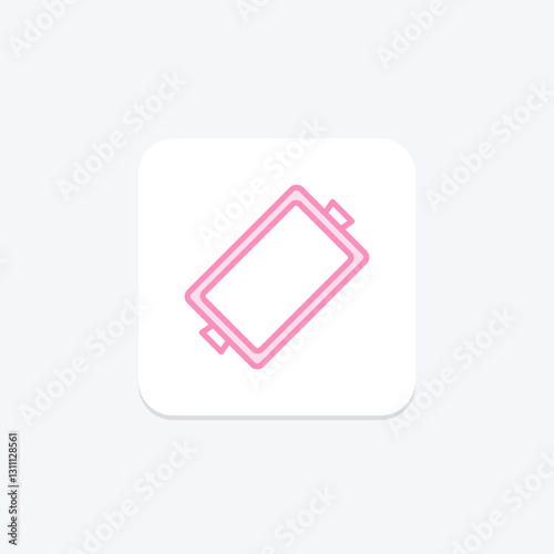 Baking Sheet duotone line icon, vector, pixel perfect, illustrator file
