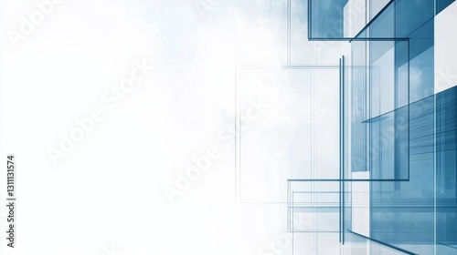 Design a modern  professional PowerPoint presentation template with a clean  minimalist style. Include placeholders for titles  subtitles  text  and images. Use a color scheme with shades of blue and 