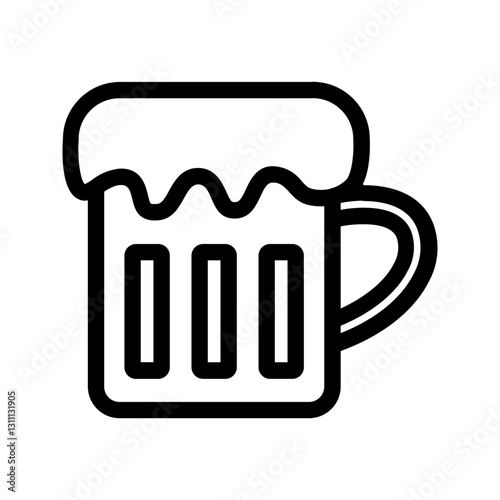 Beer Icon Isolated Beer Symbol Vector Design Illustration Eps 10