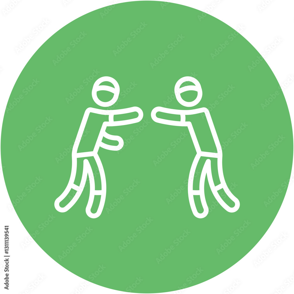 Obraz premium Sparring Icon