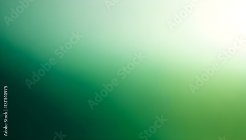 Green and white gradient background creating a soft and dreamy atmosphere