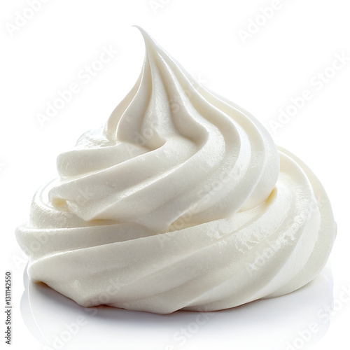 white cream dessert