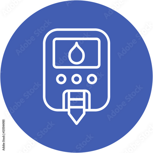 Blood Glucose Meter Icon