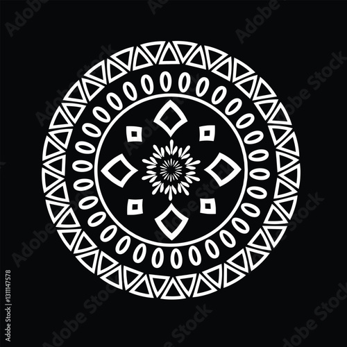 mandala ornament vector
