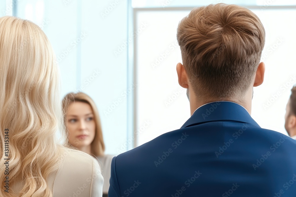 Corporate Meeting With Focused Discussion And Engagement. Corporate Meeting With Focused Discussion And Engagement.