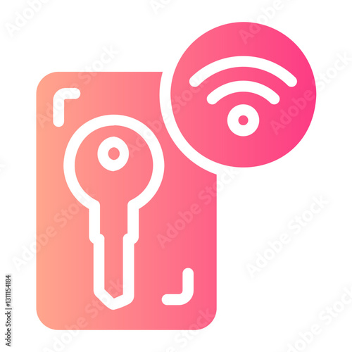 key card gradient icon