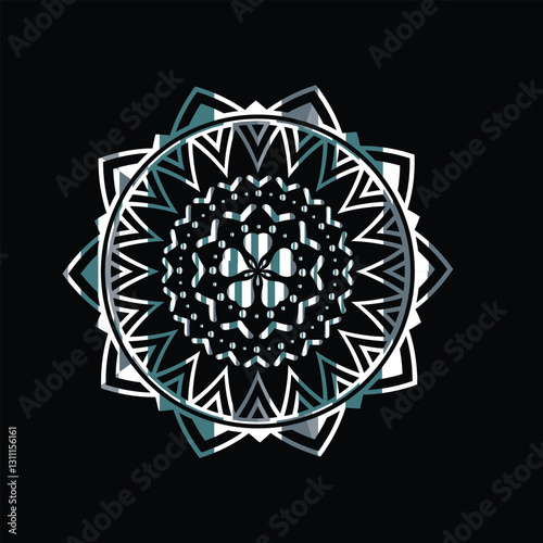 snowflake on white background