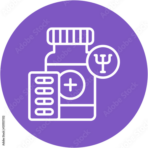 Psychotropic Medication Icon