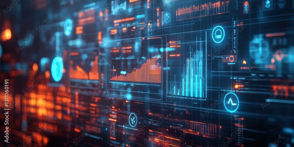 custom made wallpaper toronto digitalData visualization trends business sector digital graphics modern environment high-tech viewpoint