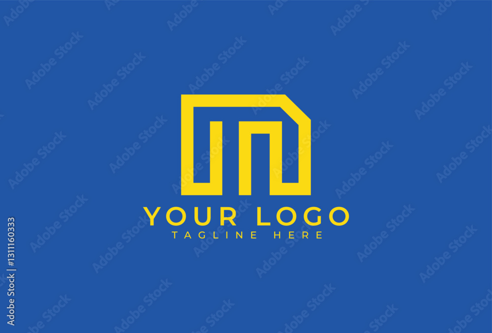 Obraz premium Initial Letter M Logo Design Element