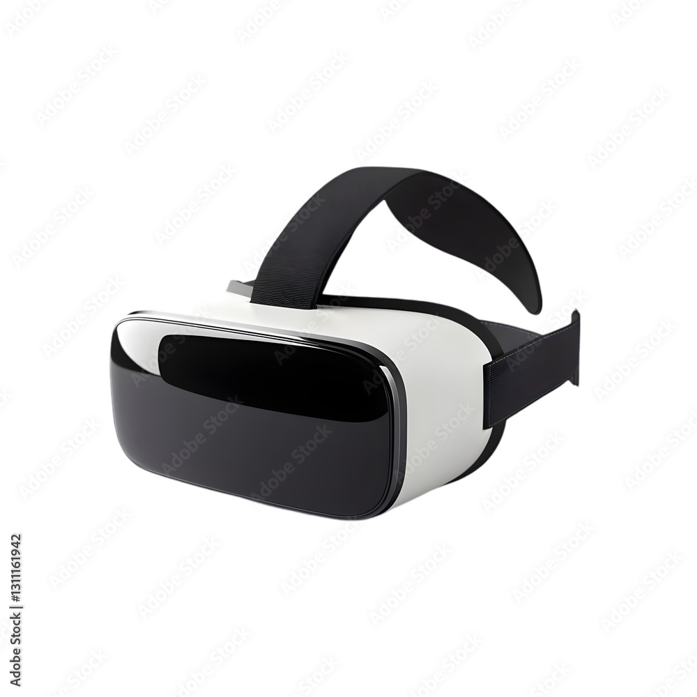 Futuristic virtual reality headset for immersive digital experiences and gaming adventures. Futuristic virtual reality headset for immersive digital experiences and gaming adventures.