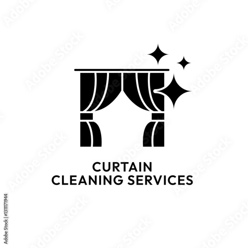 Cleaning services icon set. Cleaning services carpet, mattress, curtain, sofa, cushion car seat, house, bed icons. Logo cleaner. Cleaner service label. Vector illustration.