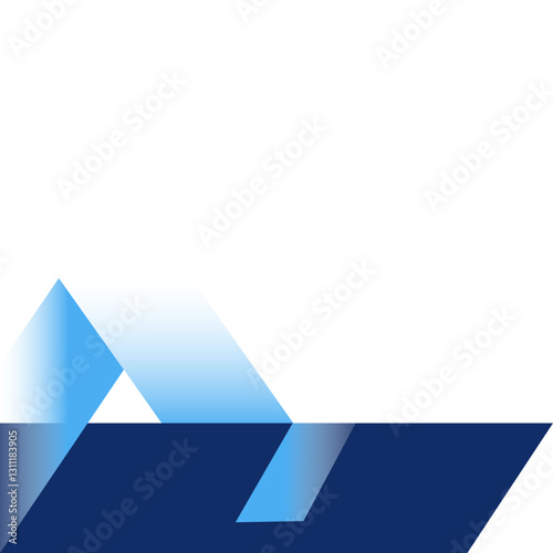 Gradient Geometric Business Corner