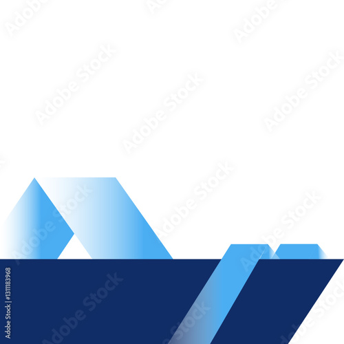 Gradient Geometric Business Corner