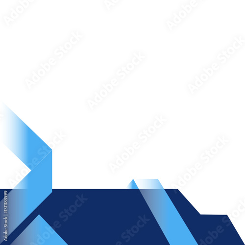 Gradient Geometric Business Corner