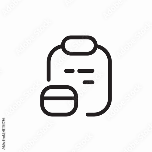clipboard credit card icon vector sign
