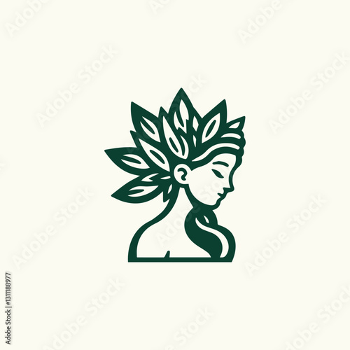 Fairy nymph logo