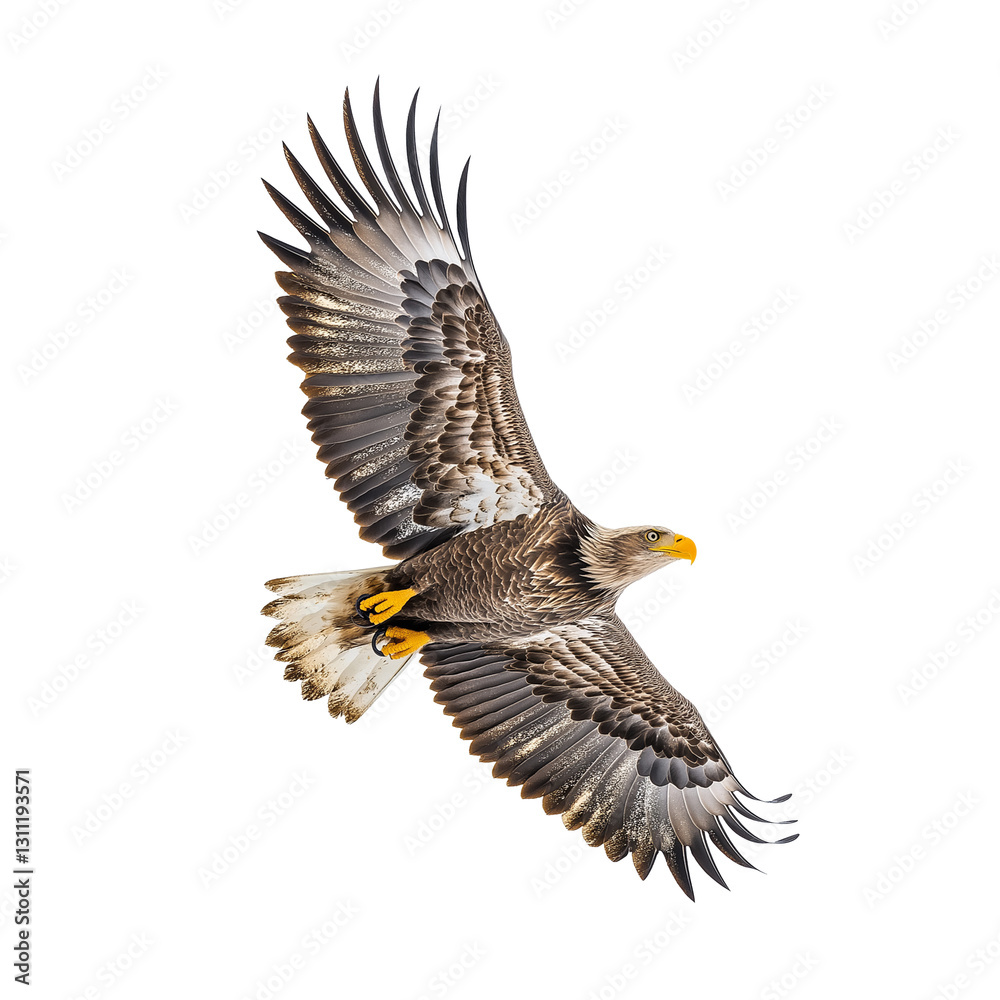 Obraz premium Red Tailed Hawk Brid isolated on transparent background 