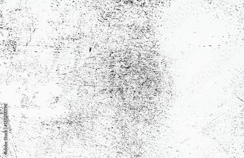Abstract black and white grunge texture with scratches and noise, creating a distressed effect.