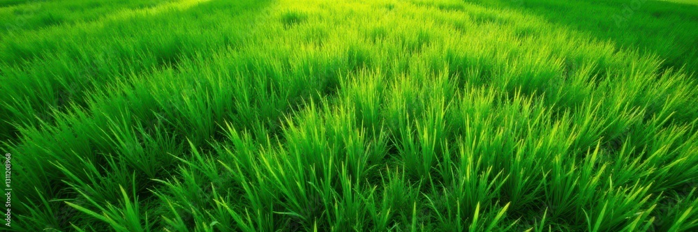Lush green lawn, vibrant texture, overhead shot , spring, background Lush green lawn, vibrant texture, overhead shot , spring, background