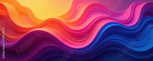 Vibrant hues blend, creating dynamic abstract forms , dynamic, design, imaginative