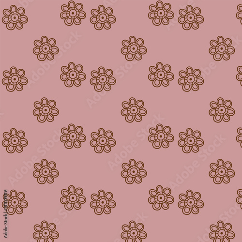 seamless pattern with flowers
