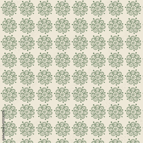 seamless pattern with flowers
