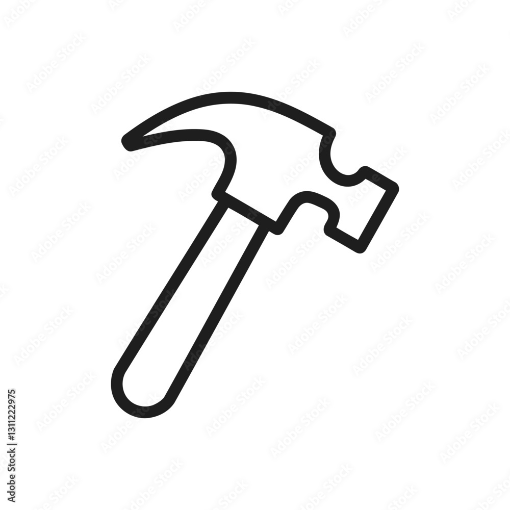 Hammer Construction Tool Icon Hammer Construction Tool Icon