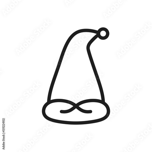 Sleep Hat Solid Icon