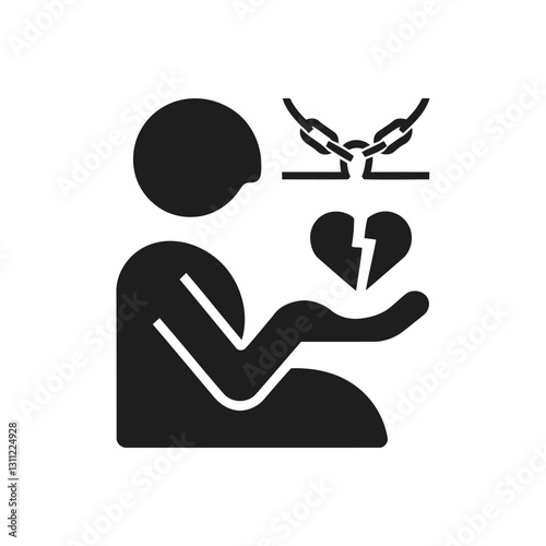Freedom from heartbreak icon