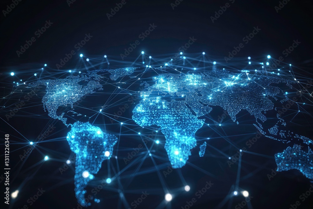 Global Network Connectivity: A Visual Representation of Global Interconnectedness Global Network Connectivity: A Visual Representation of Global Interconnectedness