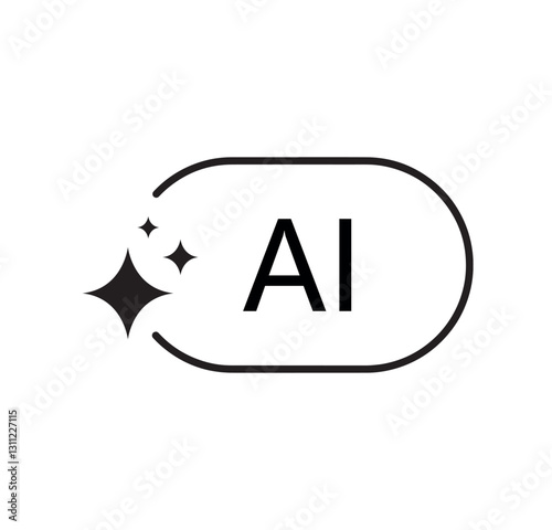 Free Download ai generated icon on white background	 - GFXLoad