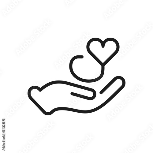 Offering Love Support Icon