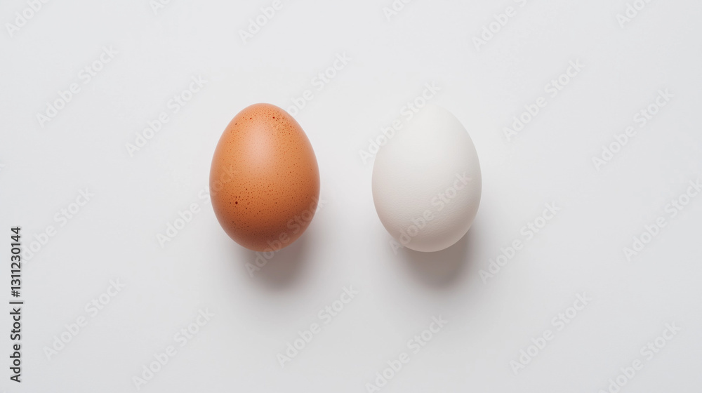 Two chicken egg isolated on white background. Two chicken egg isolated on white background.