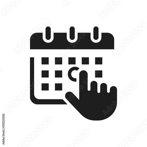 Interactive Calendar Click Icon
