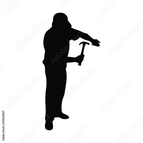 icon of person with building work tools