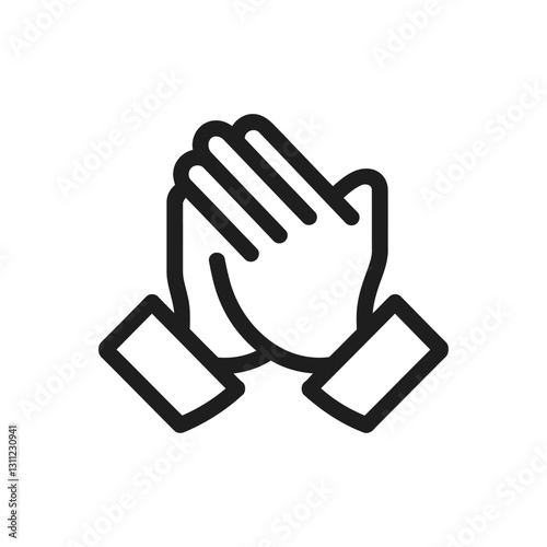 Supplication Hands Raised Icon